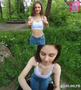 HiYouth พักดูดน้ำแก้กระหาย Cute Stepsister teases with her boobs outdoor XXX