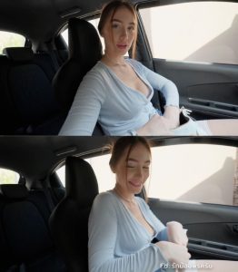 หนังโป้ต่างชาติ IN THE CAR with a STUDENT Emilia Bunny